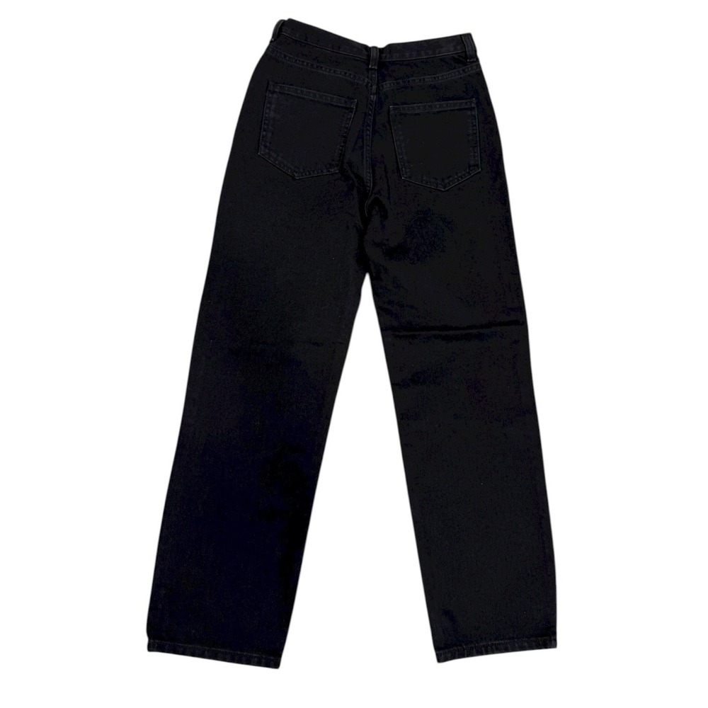 NEW The Kooples Black Straight Leg Ankle Jeans Womens Size 26 Button Fly - Picture 5 of 9